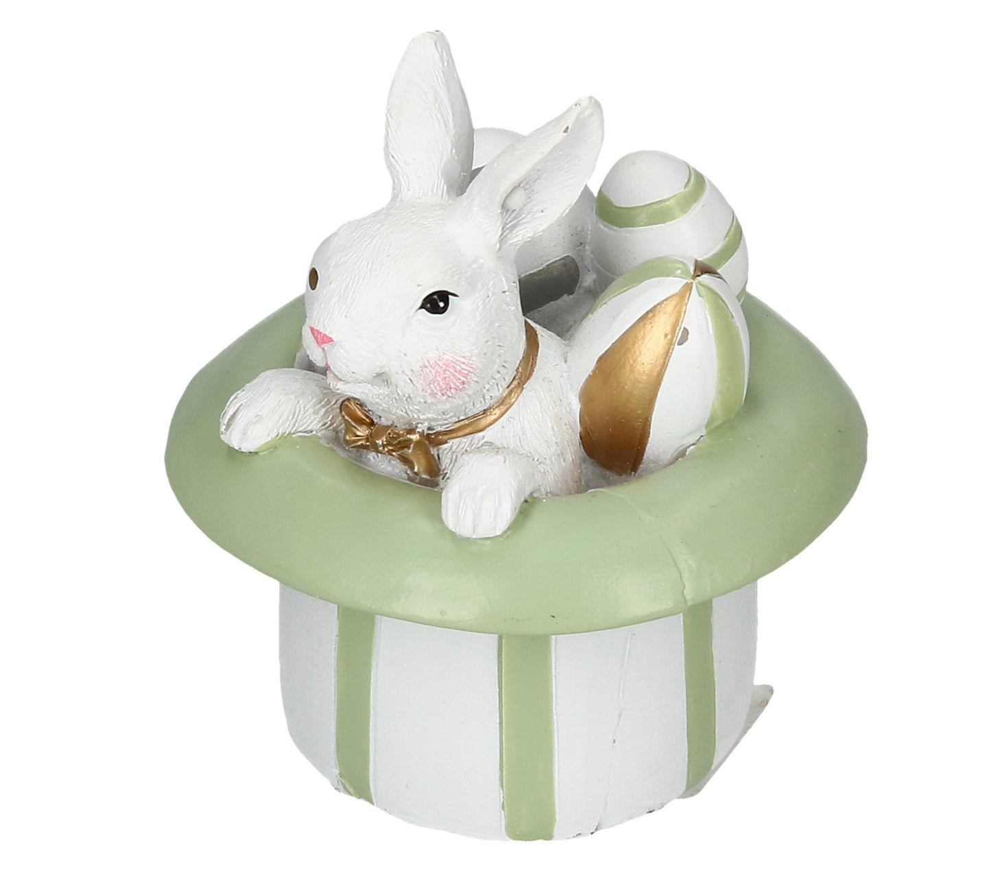 Hase aus Hut mit Eiern 10x10x10