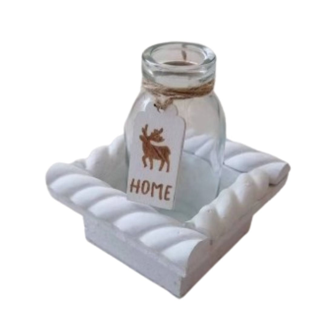 Holzkiste Glasflasche Elch 3 Varianten