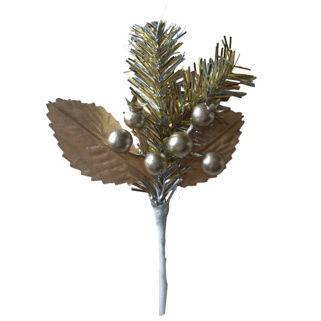 Goldener Tannenzweig (8 cm)