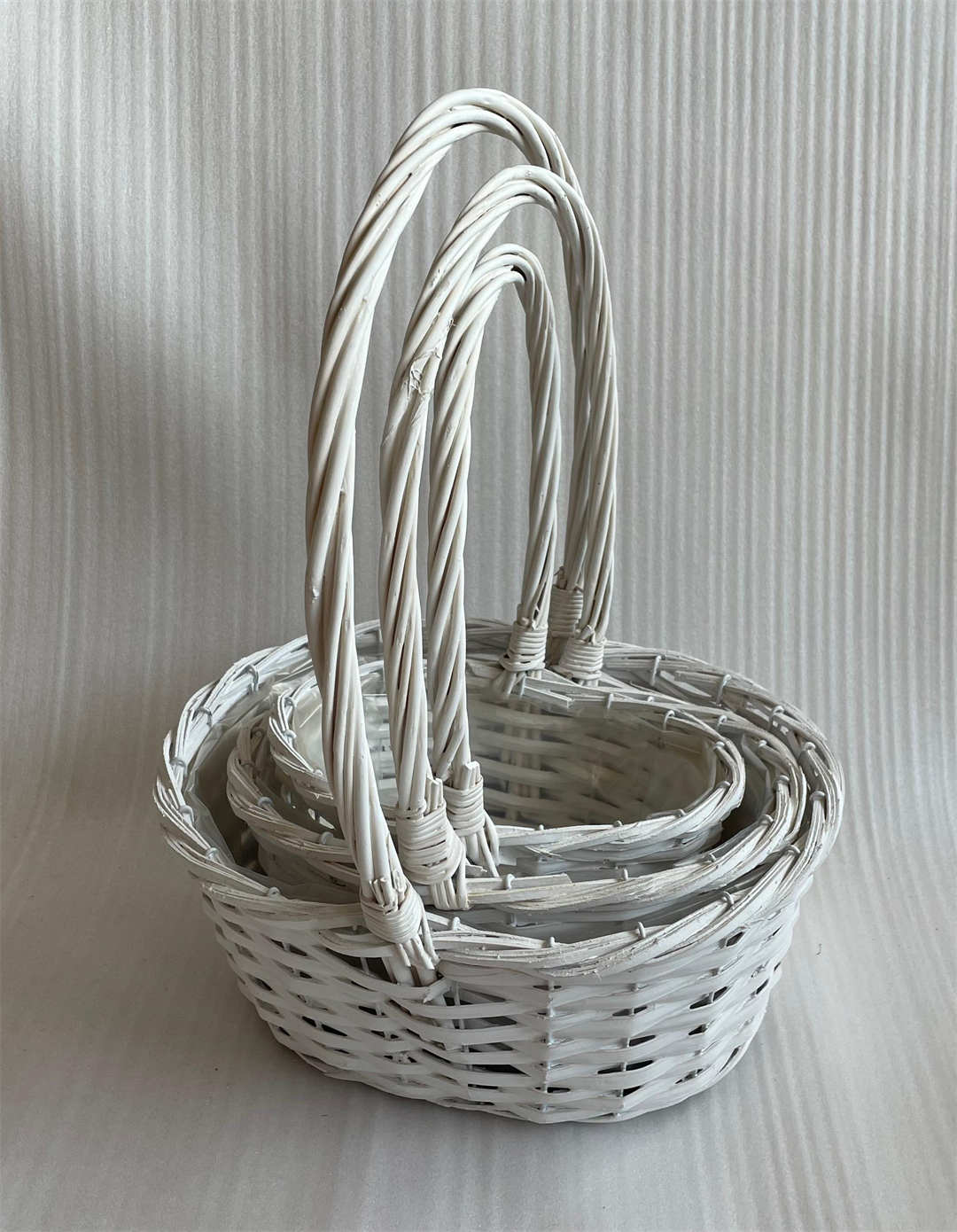 Korbsatz weiß 3-teilig