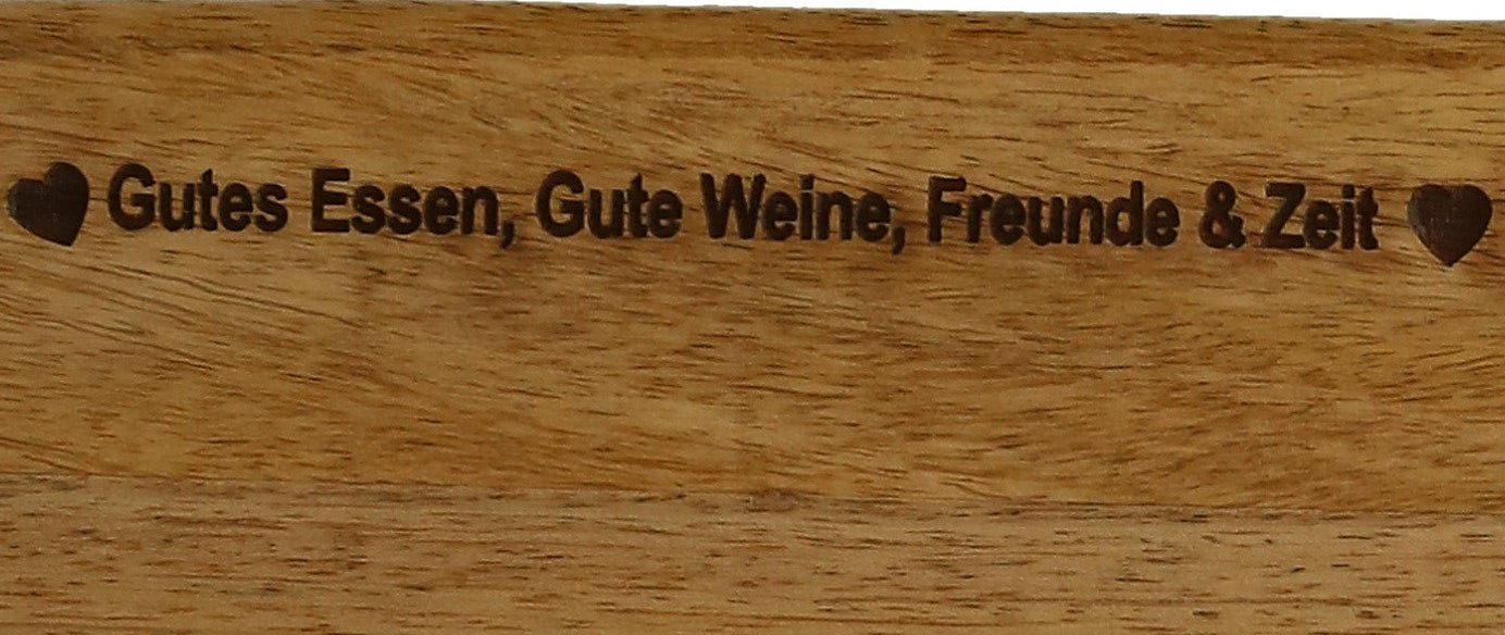 Holzbrett gute Freunde.. 40 x 19,5 cm