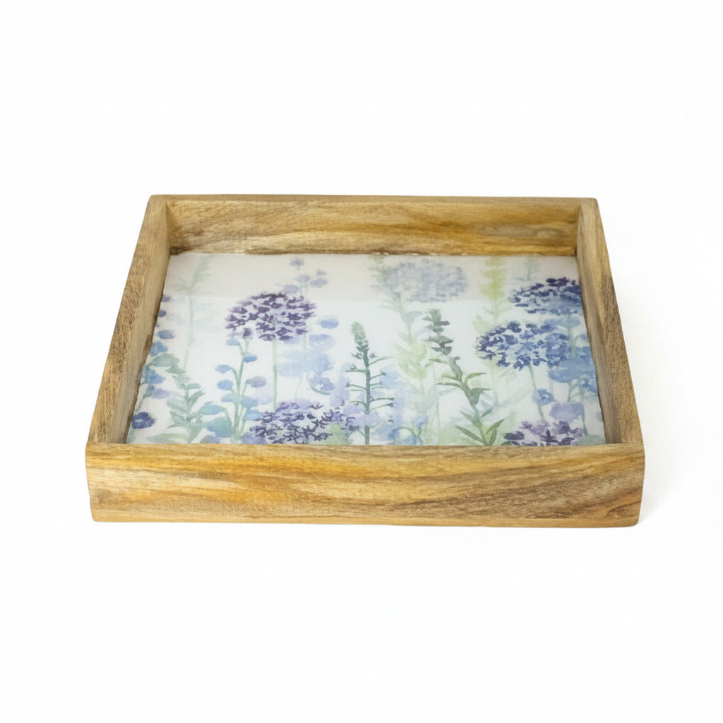 Tablett Holz Mango Lav.20x20x4 cm VE 6