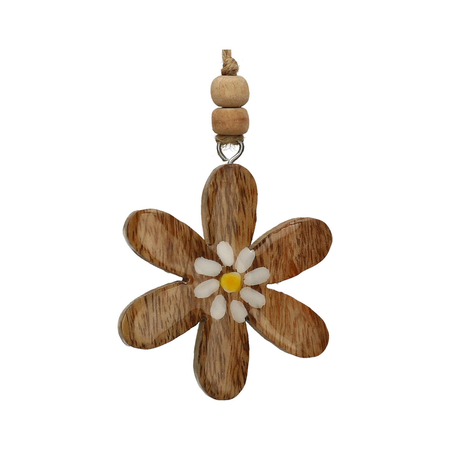 Blume Mangoholz 8x8 cm