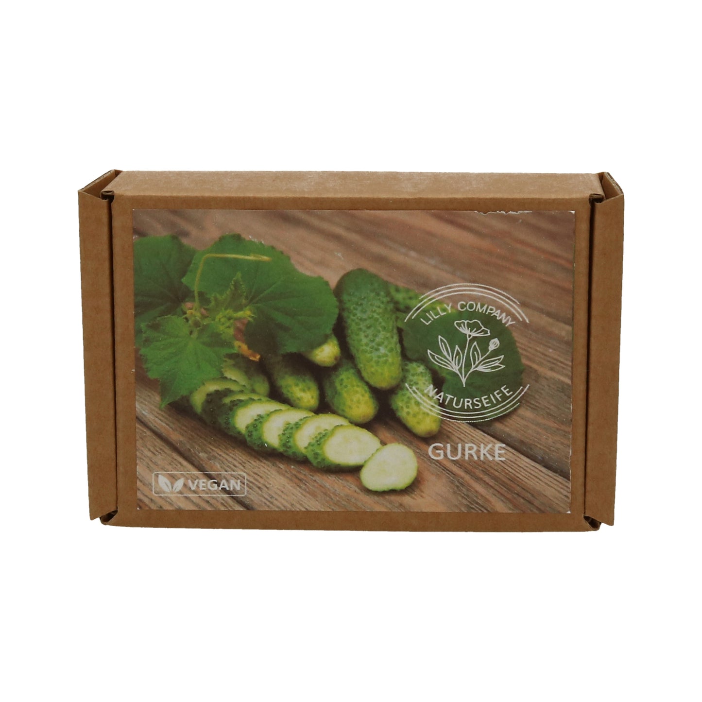 Seife in Geschenkverpackung Gurke