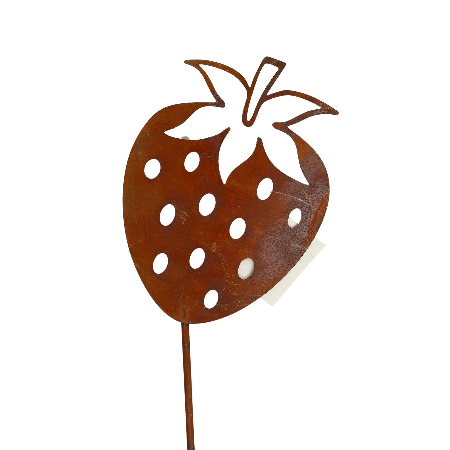 Gartenstecker Erdbeere Metall Rost 2 Größen