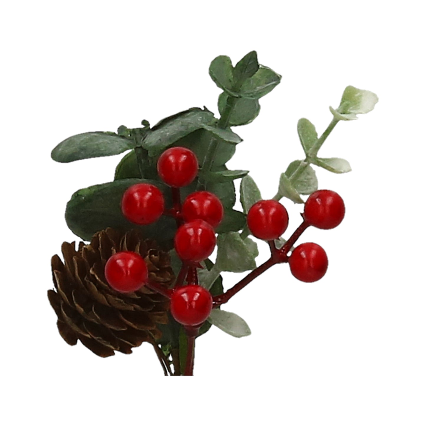 Pick mit Beeren und Eukalyptus (14 cm)