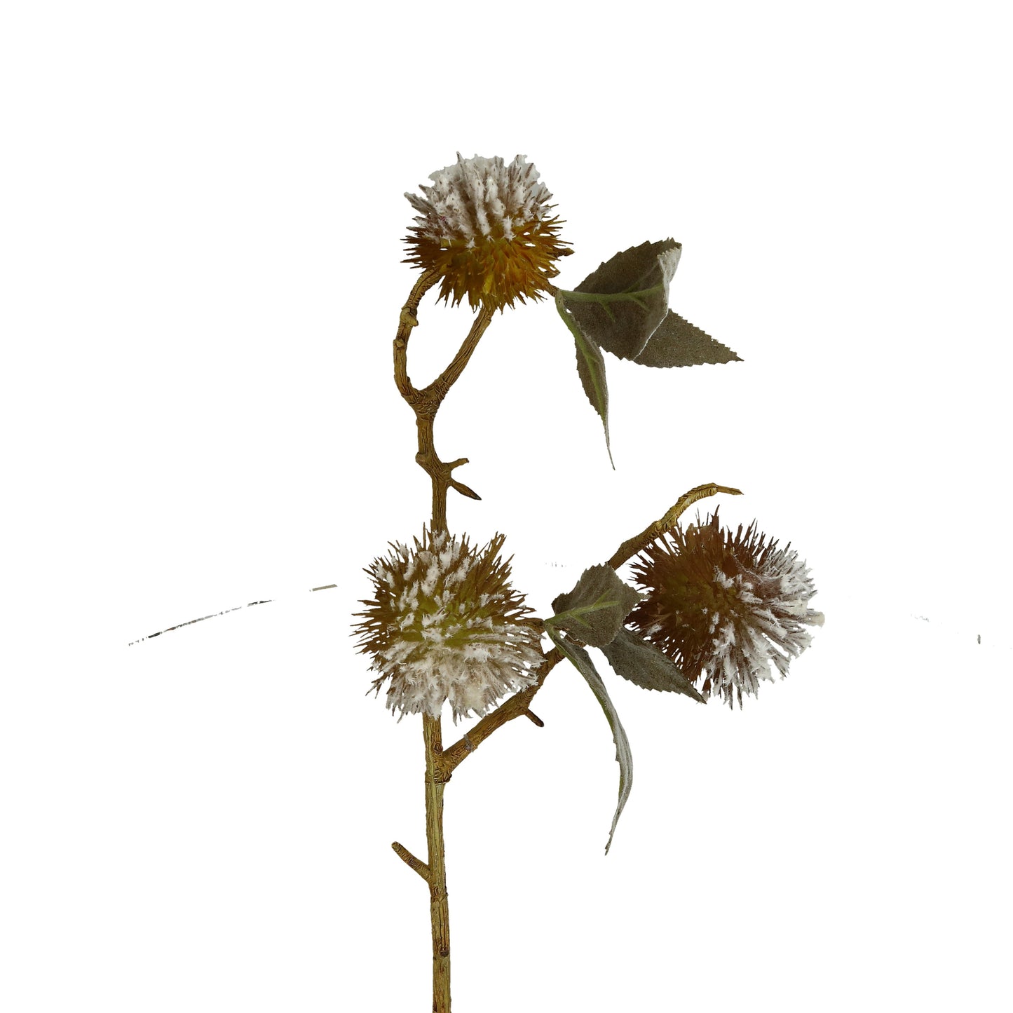 Zweig Kastanie beschneit 43 cm