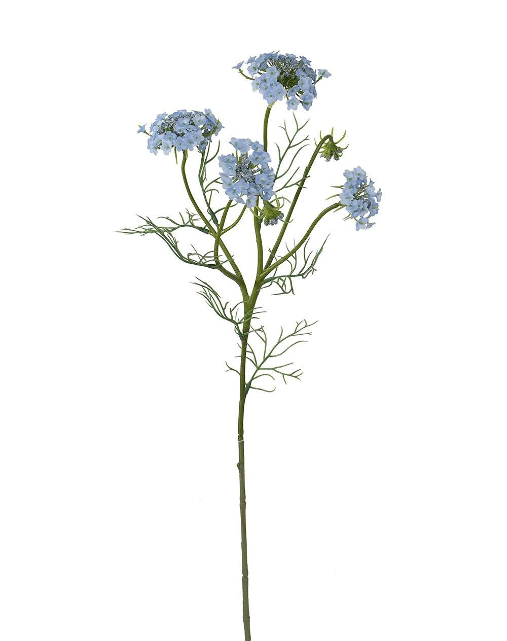 Blütenzweig x 3 blau 61 cm