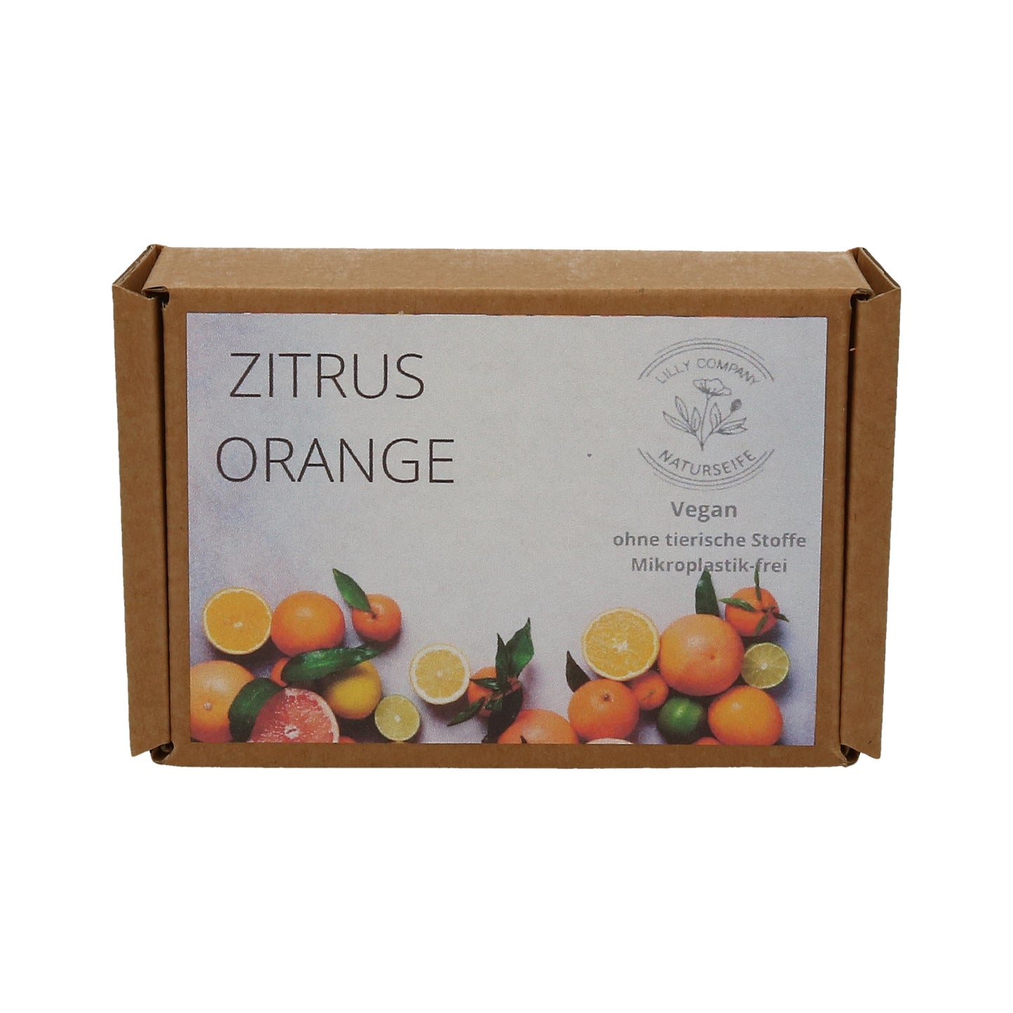 Seife in Geschenkverpackung Zitrus/Orange