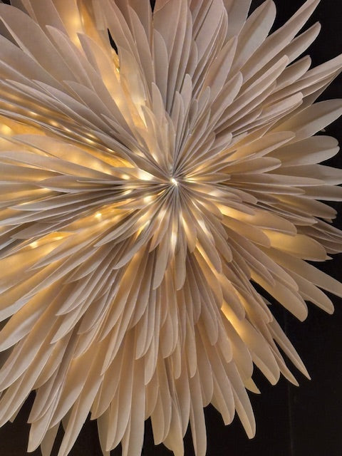 Blütenlampe 60 cm grau/braun VE 2