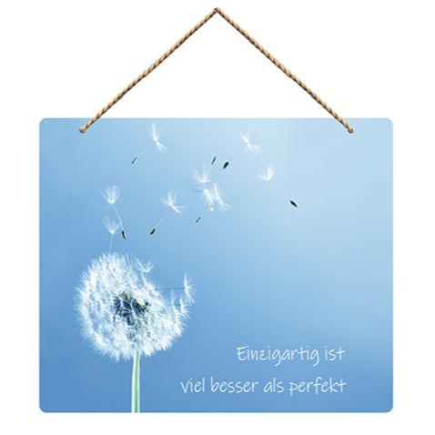Bild Einzigartig ist viel besser... 10x12 cm