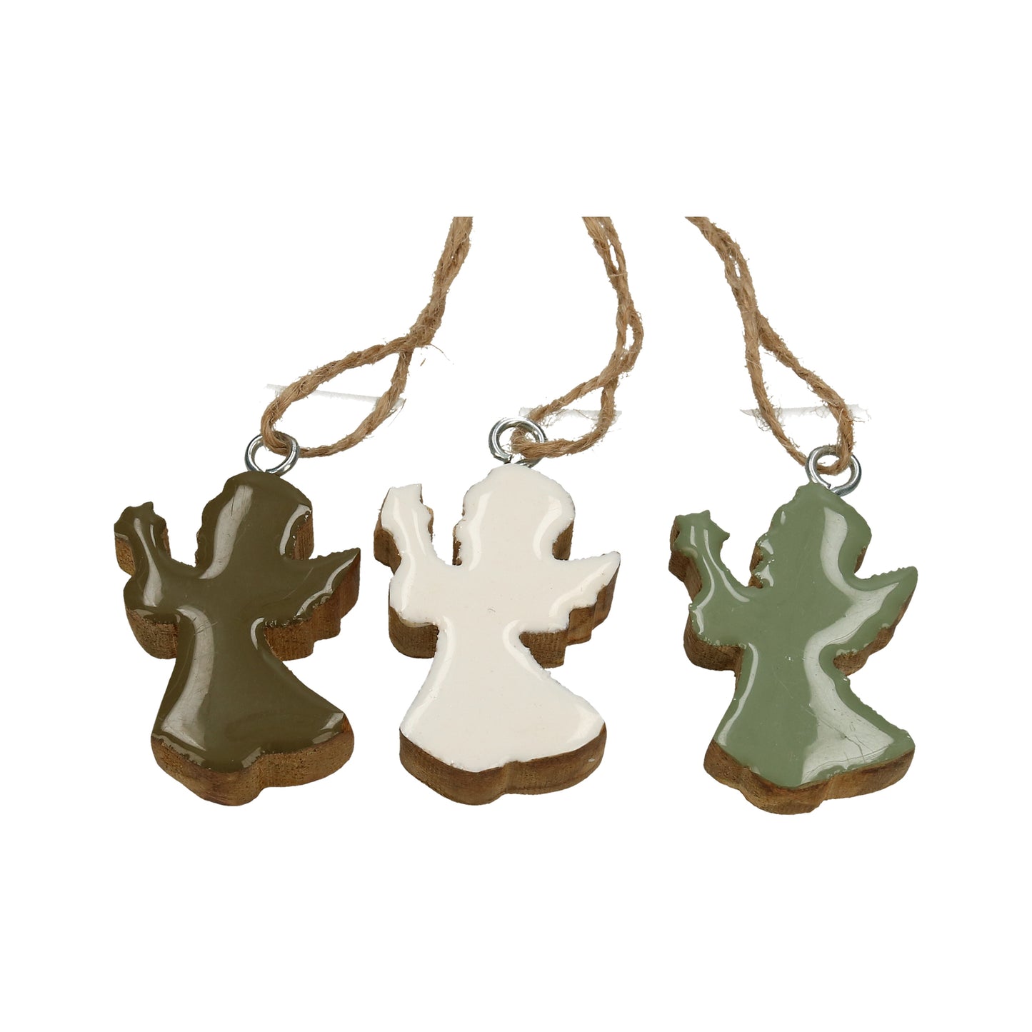 Engel Holz 3x5 cm 3 Frb.