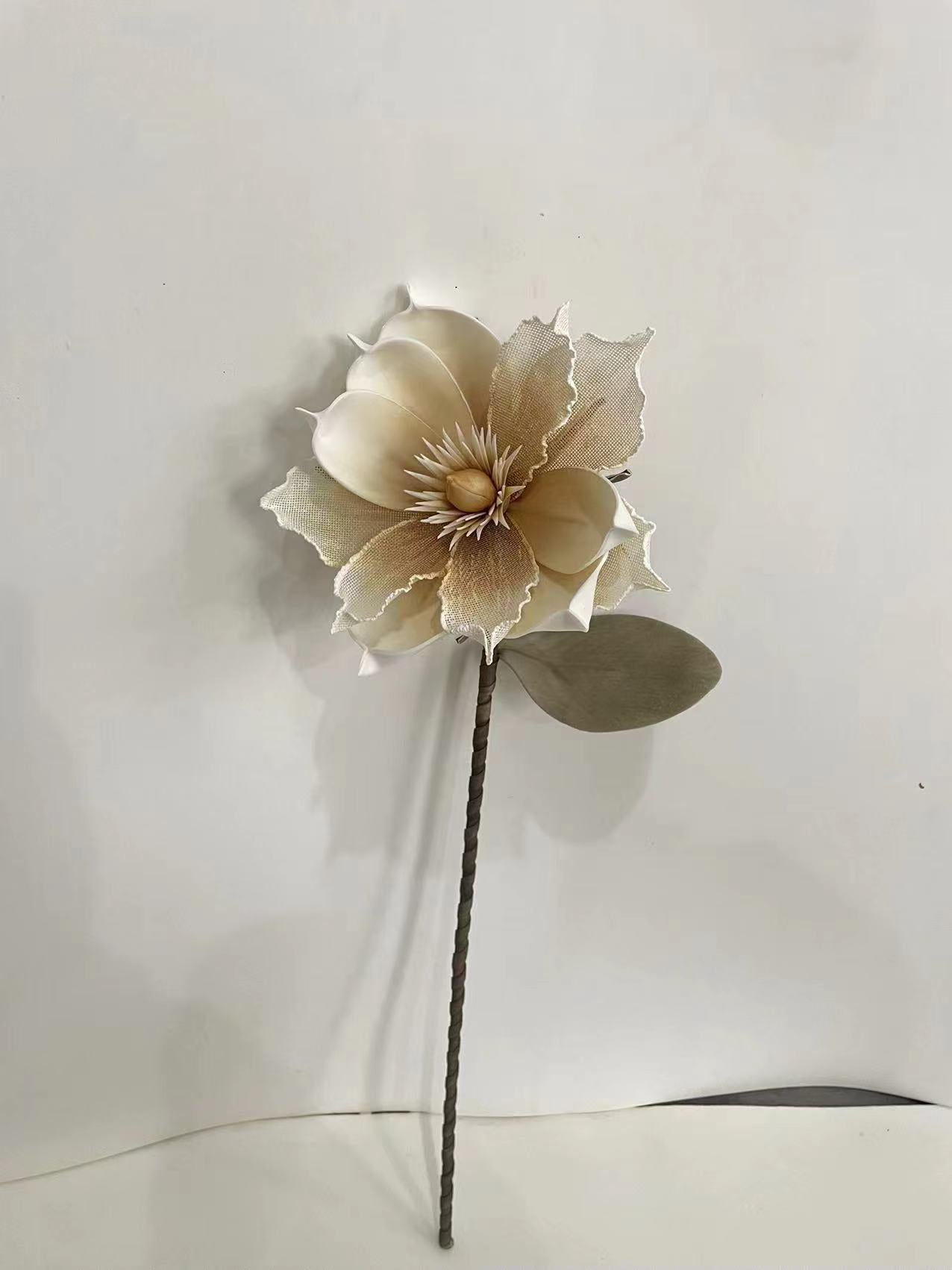 Schaumblüte Creme mit Gefärbter Mitte