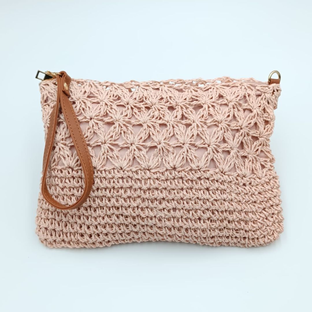 Tasche Mano Tracolla Stoff 4 Farben