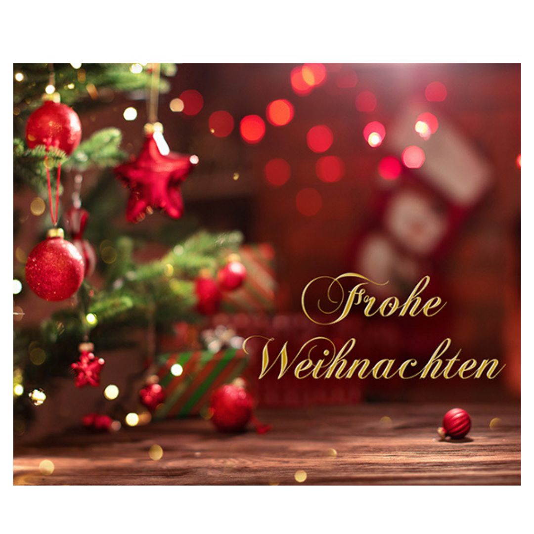 Bild "Frohe Weihnachten" 10x12 cm