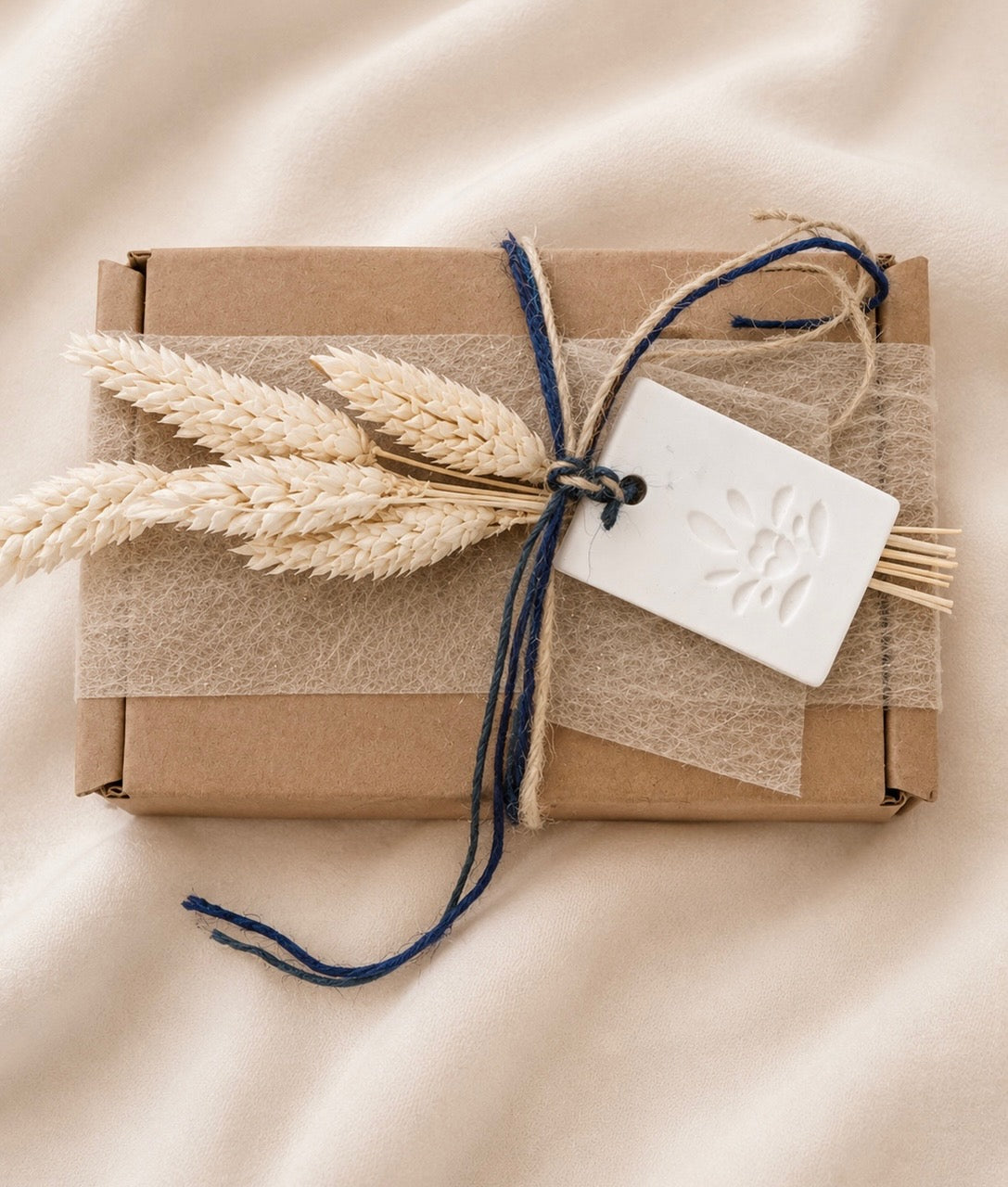 Seife in Geschenkverpackung Natur