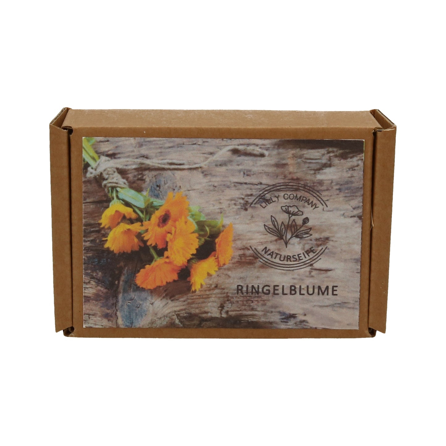 Seife in Geschenkverpackung Ringelblume