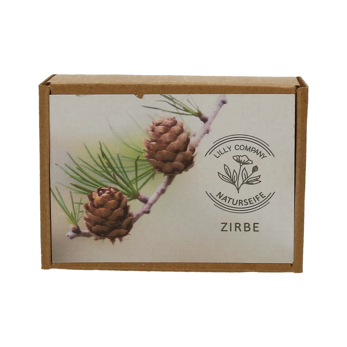 Seife in Geschenkverpackung Zirbe