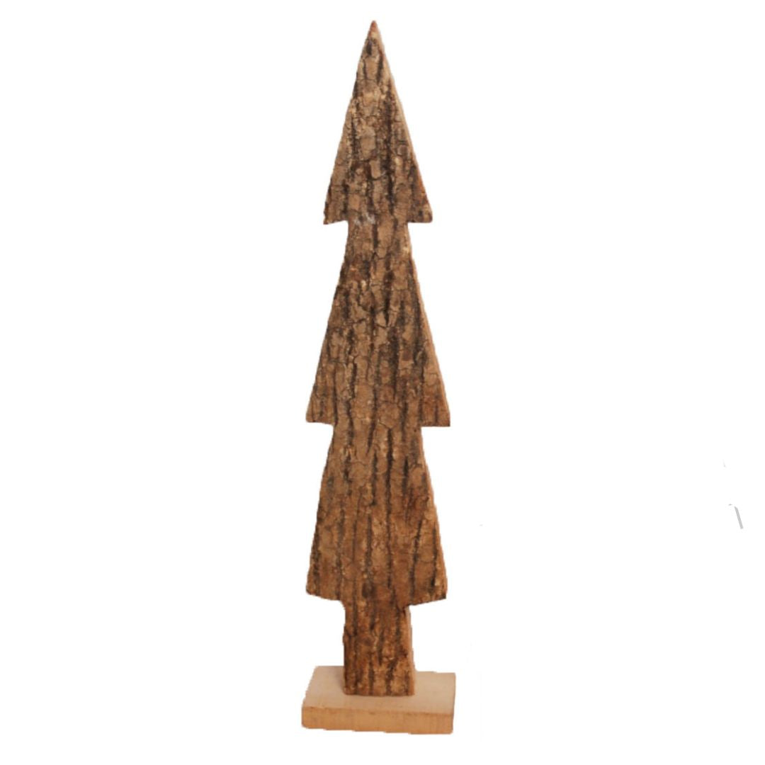 Figur Baum mit Rinde Holz natur 2 Größen