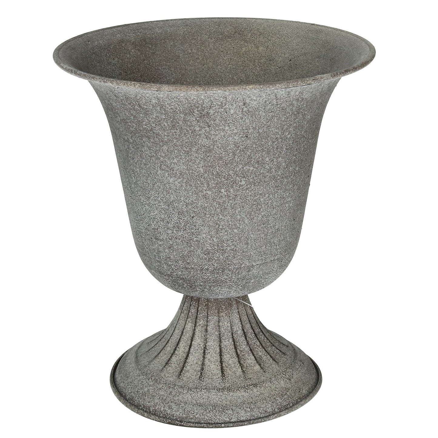 Metall Pokal grau 18 cm