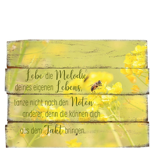 Bild "Lebe die Melodie deines eigenen Lebens..."