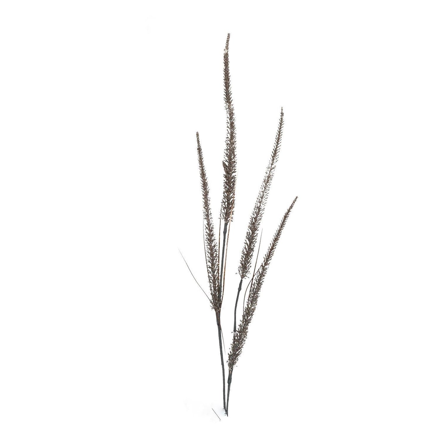 Glitterzweig x4 anthrazit 100cm
