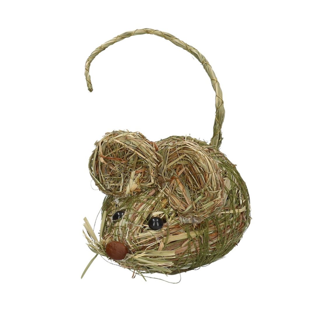 Figur Maus aus Heu 3 Größen