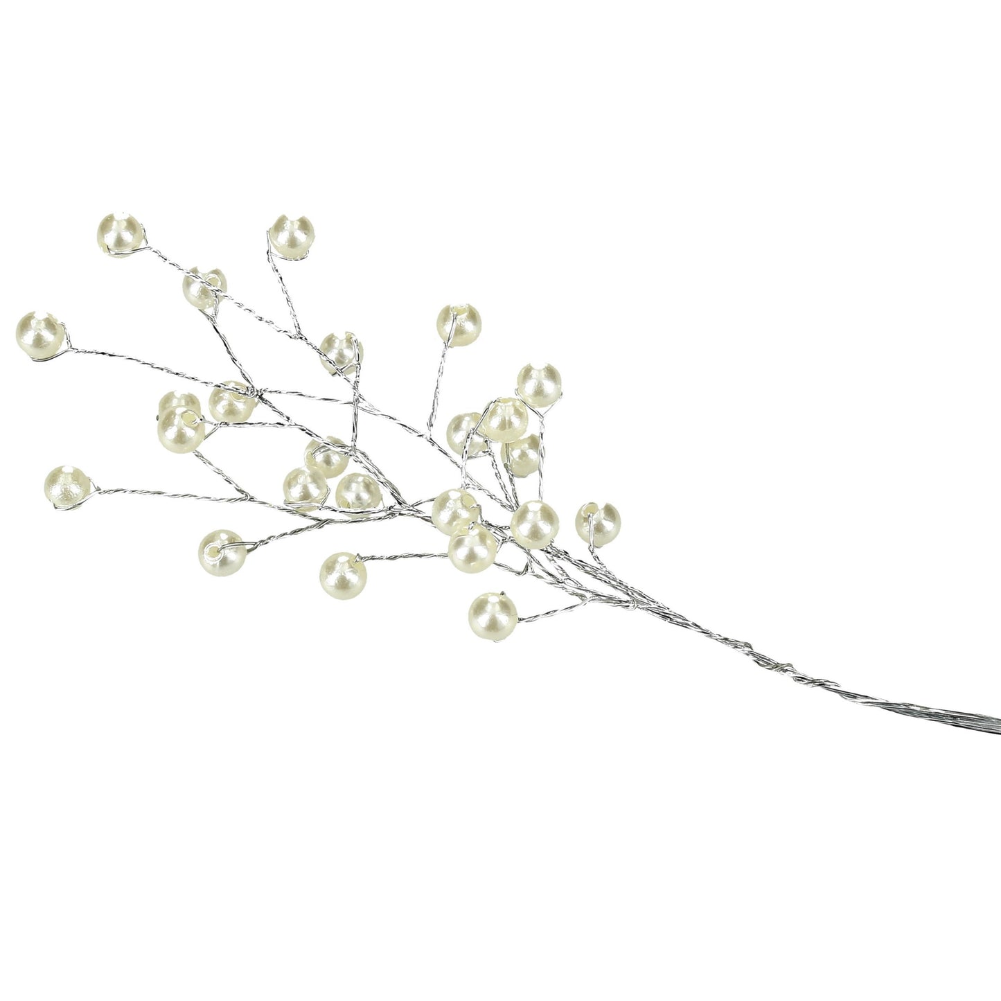 Silberpick mit Perlen 18cm