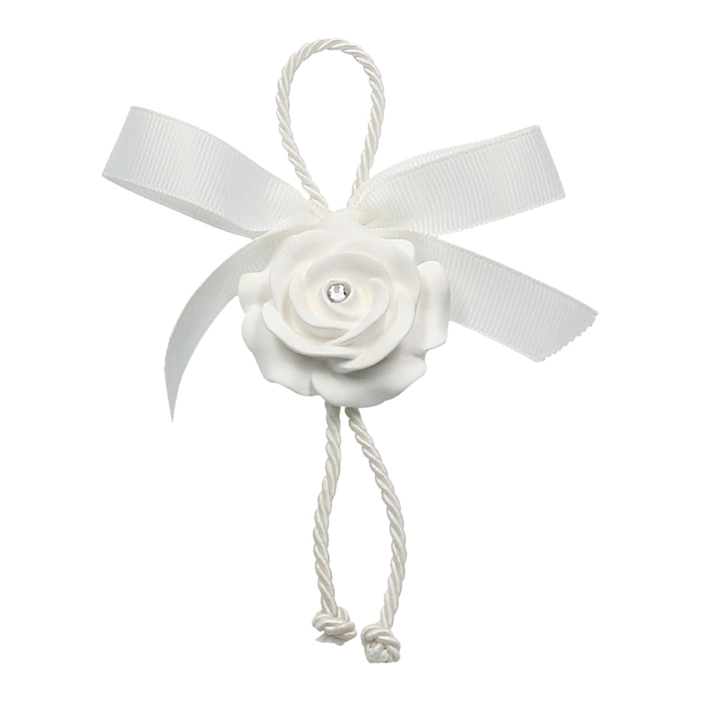 Rose Gips Schleife/Kordel 13cm