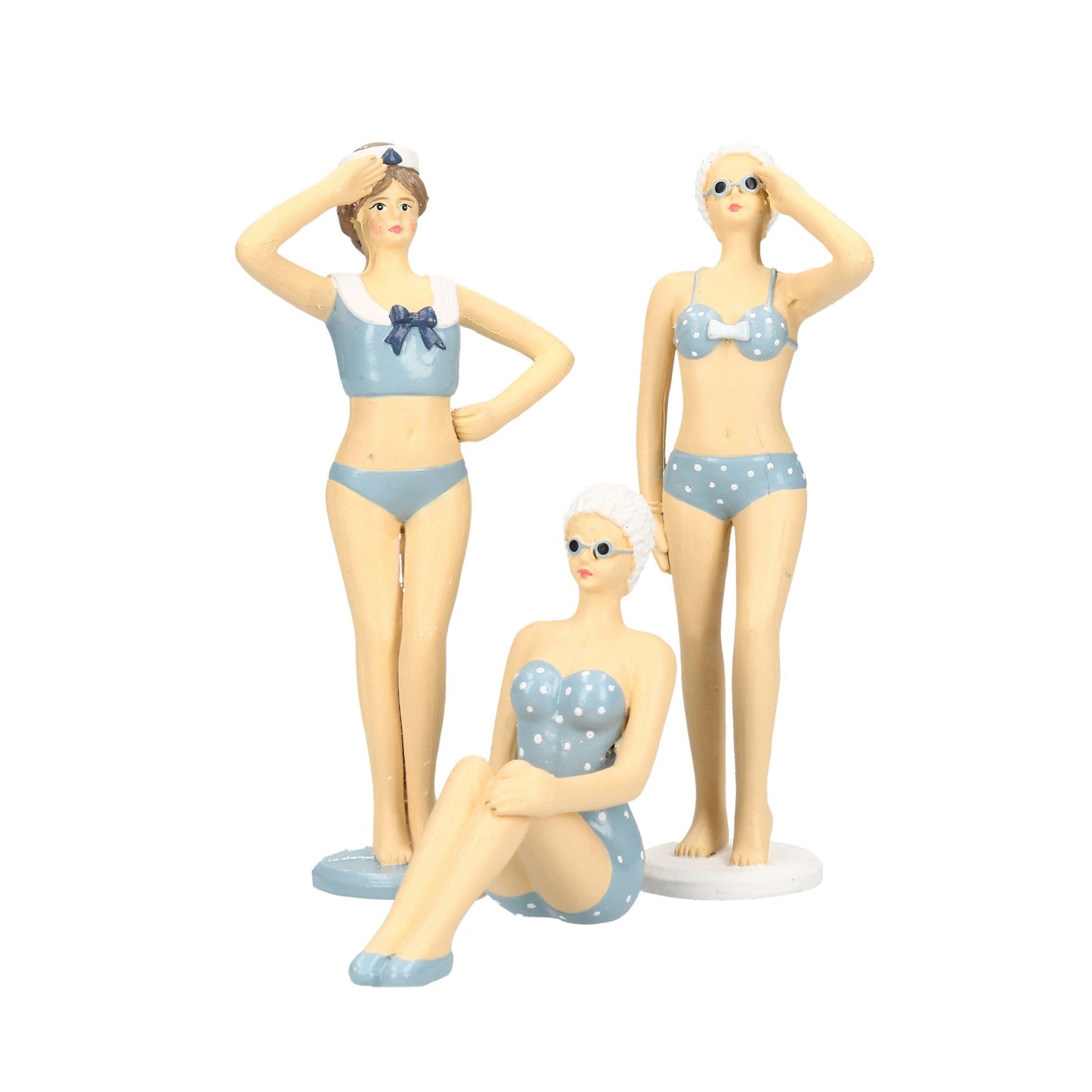 Figur Frau Schwimmerin / Matrose 3 Modelle