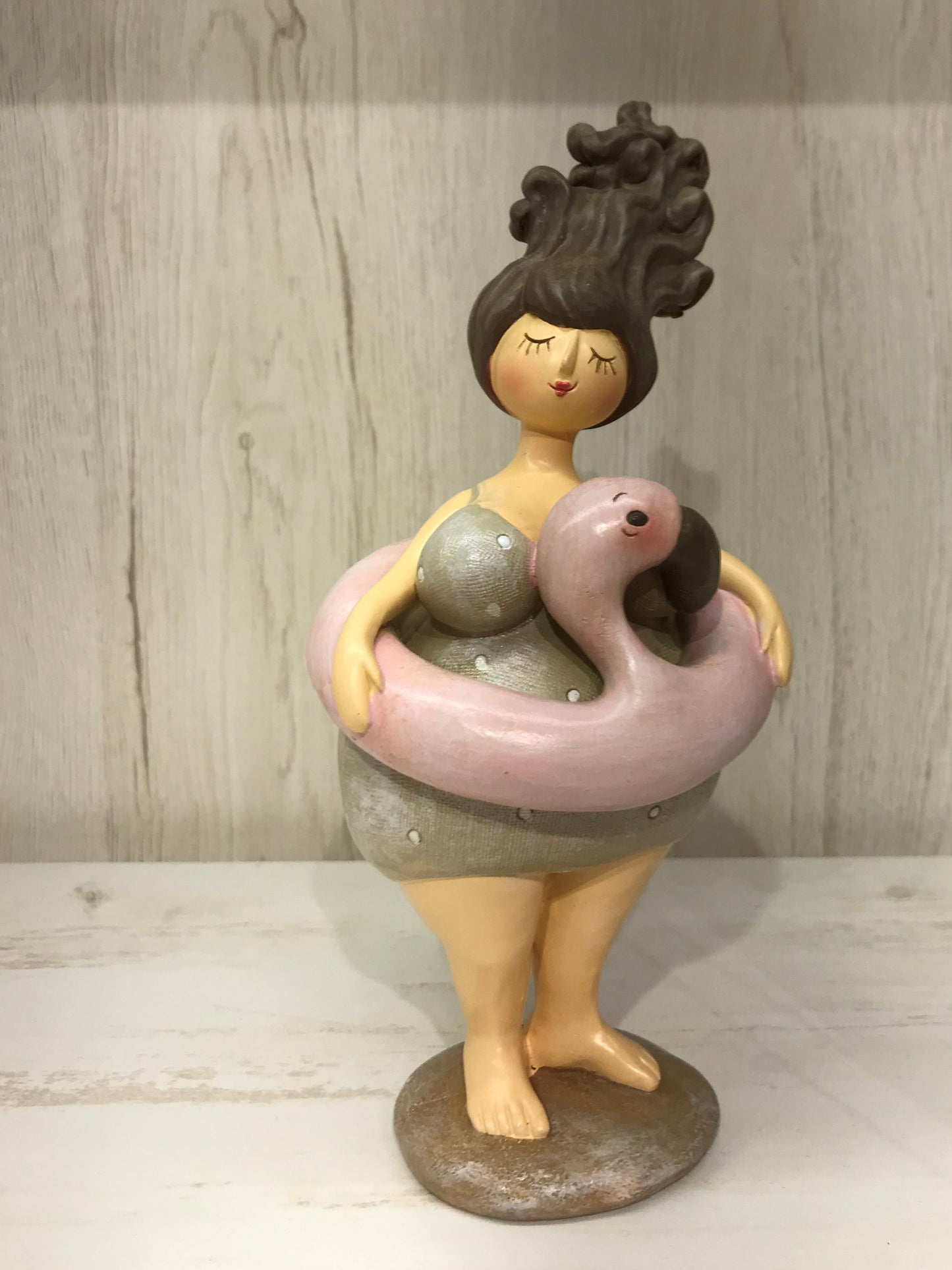 Badedame mit Schwimmring (22x10x9 cm)