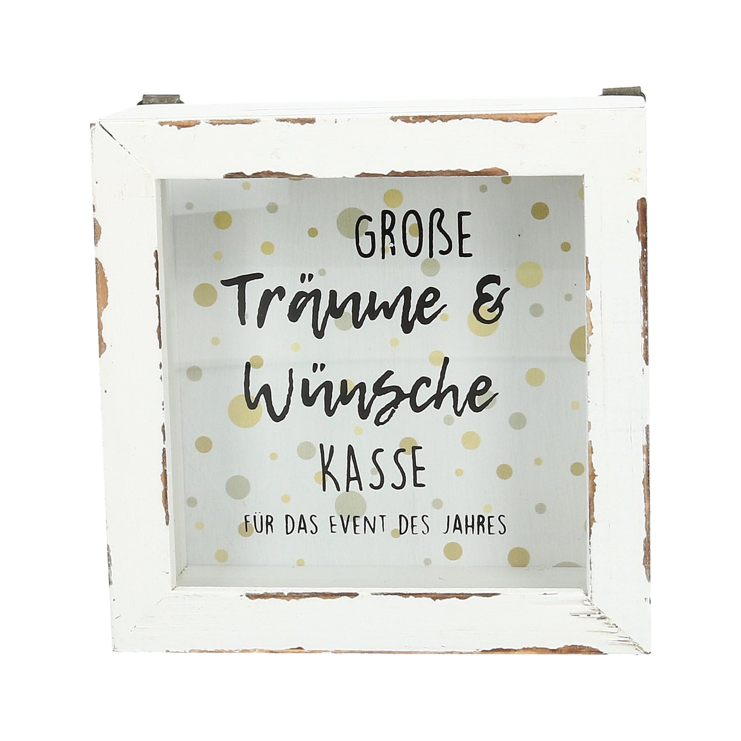 Spardose "Träume & Wünsche" (15x15x7 cm)