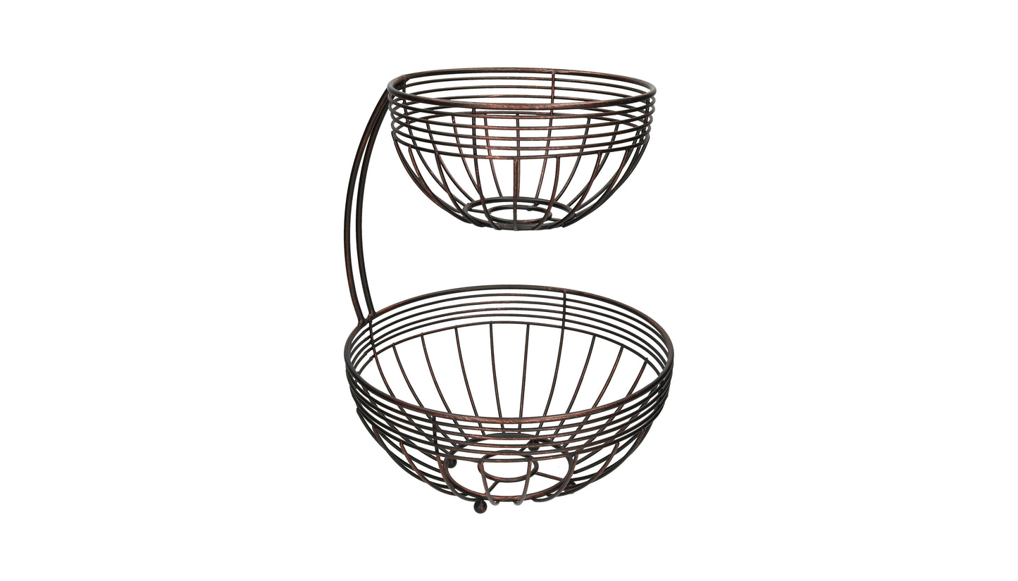 Metall Etagere braun