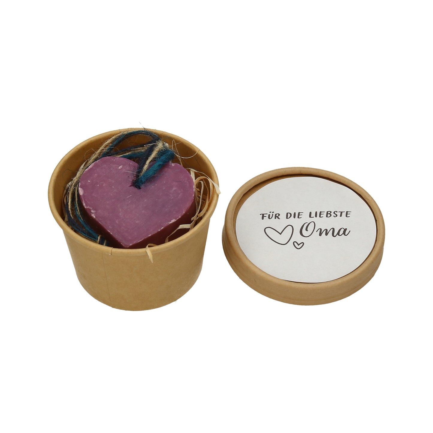 Seife in GV mit Spruch S/W "Für die liebste Oma"