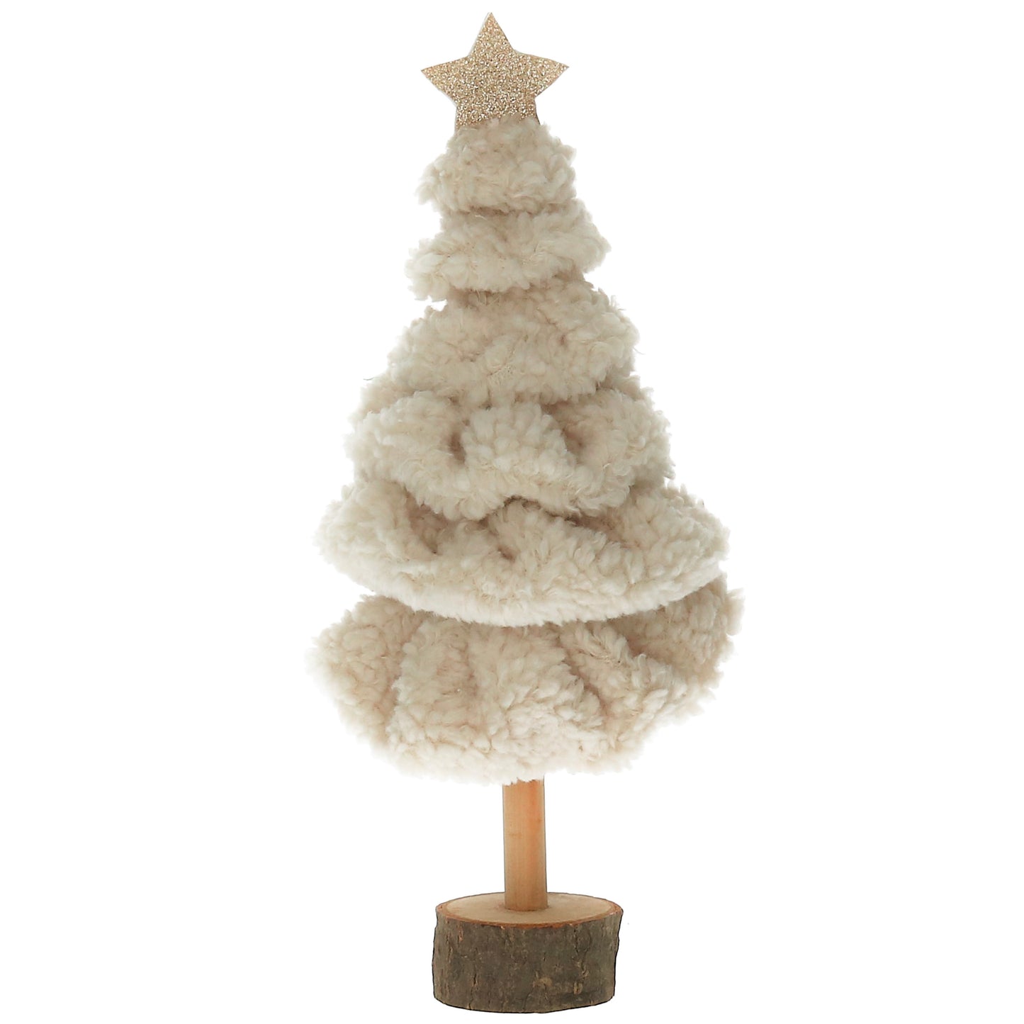 Figur Baum aus Stoff und Holz 2 Größen
