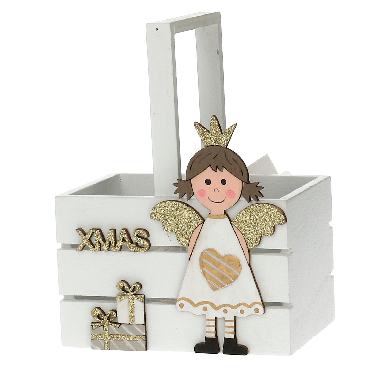 Holzkiste XMAS 10 cm