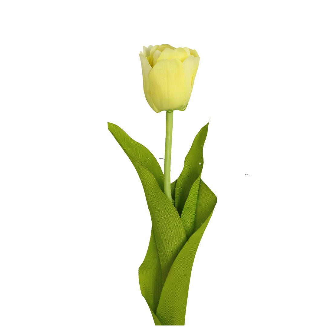 Blüte Tulpe gelb 49 cm 3 Farben