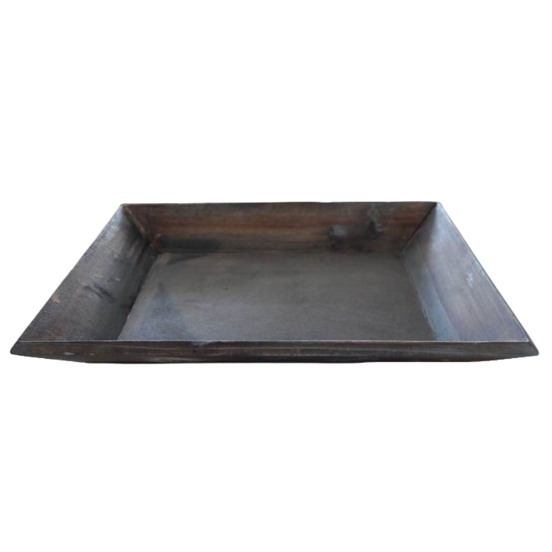 Schale flach Holz 29x22x3 cm