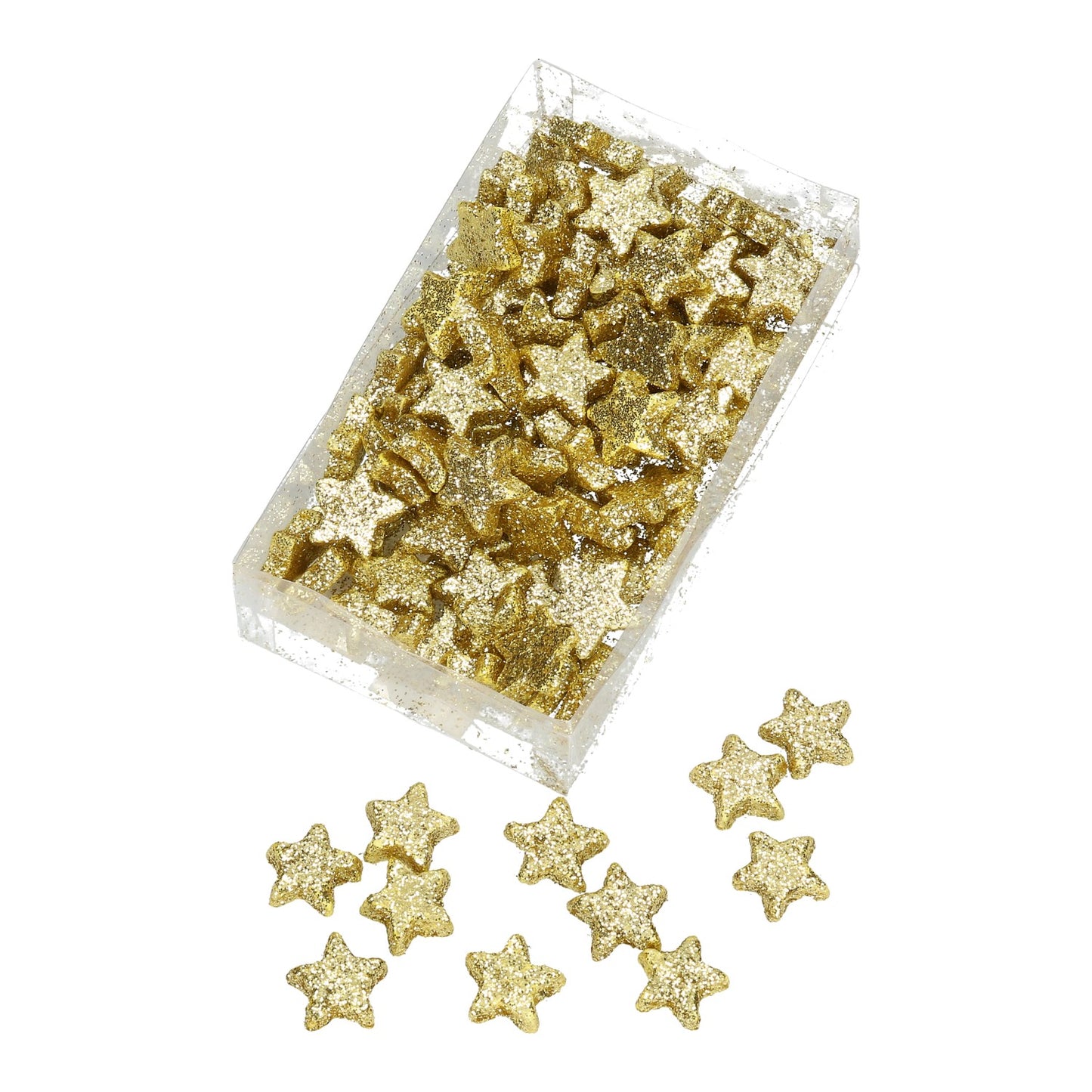 Aufleger Sterne gold oder silber 100 Stück