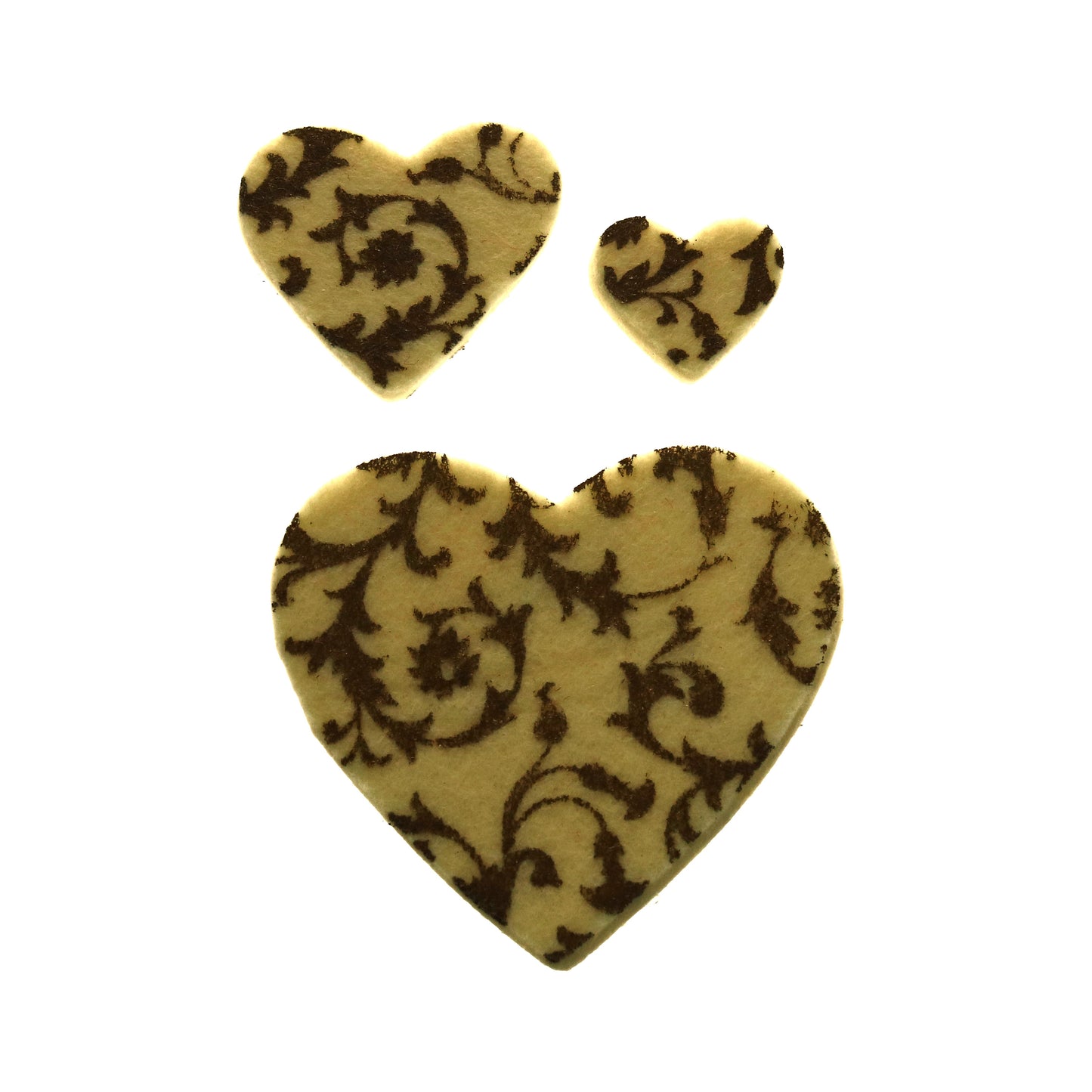 Streuteile Herzen mit Ornament 2 Farben