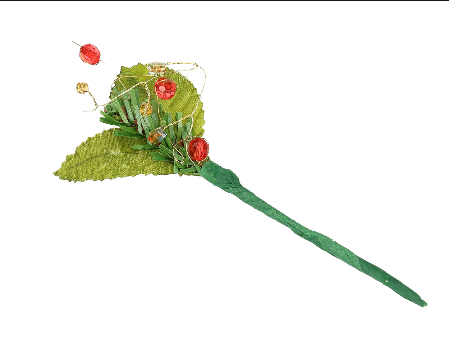 Pick Rosenblatt Tanne Perlen 14 cm