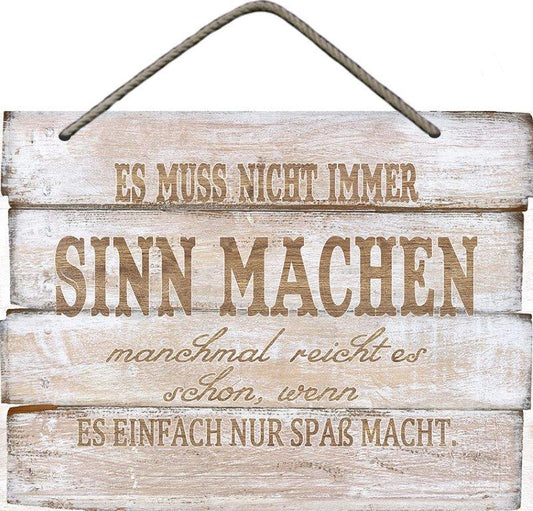 Bild " Es muss nicht immer Sinn machen ..."