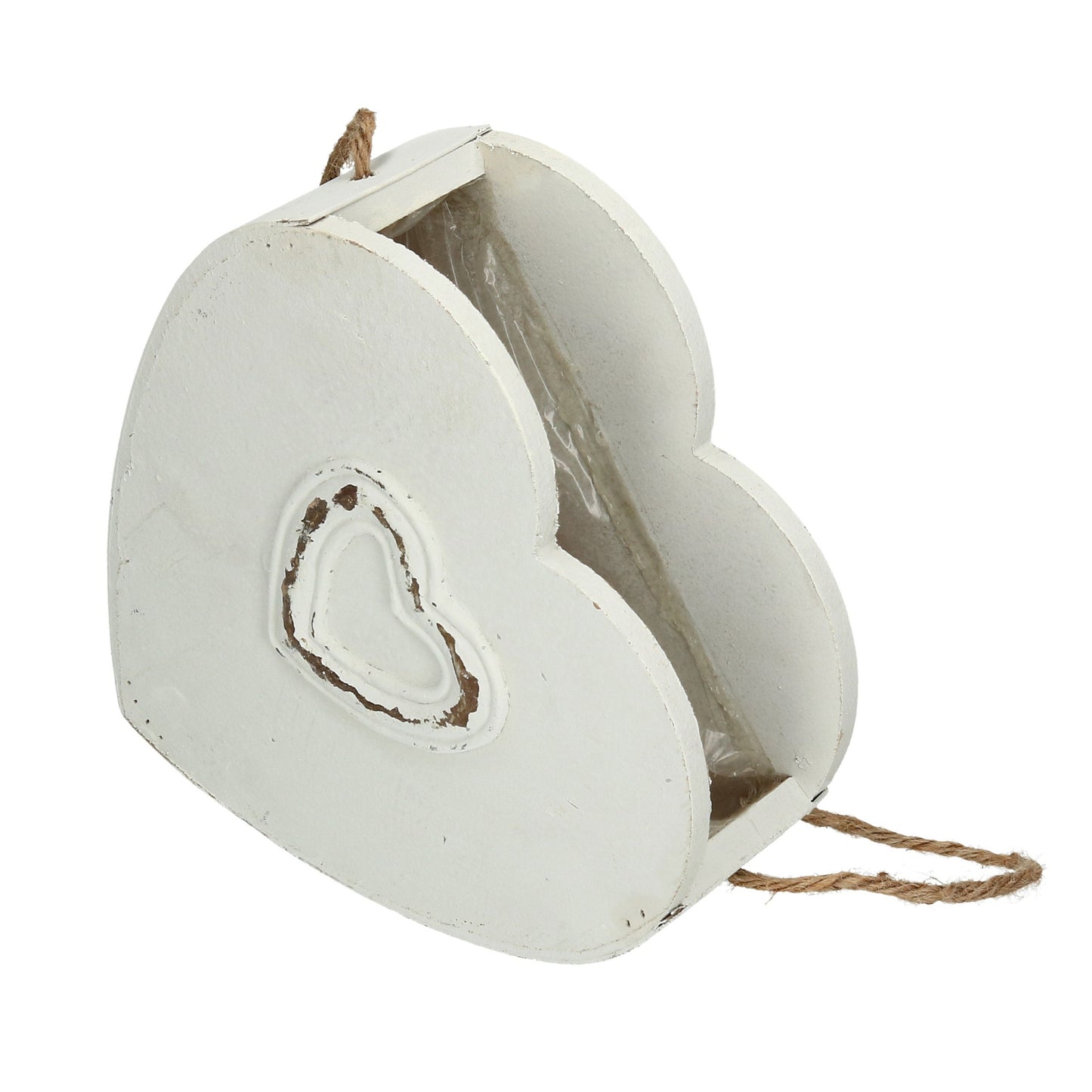 Holz-Herz zum Bepflanzen 22x7,5x21 cm