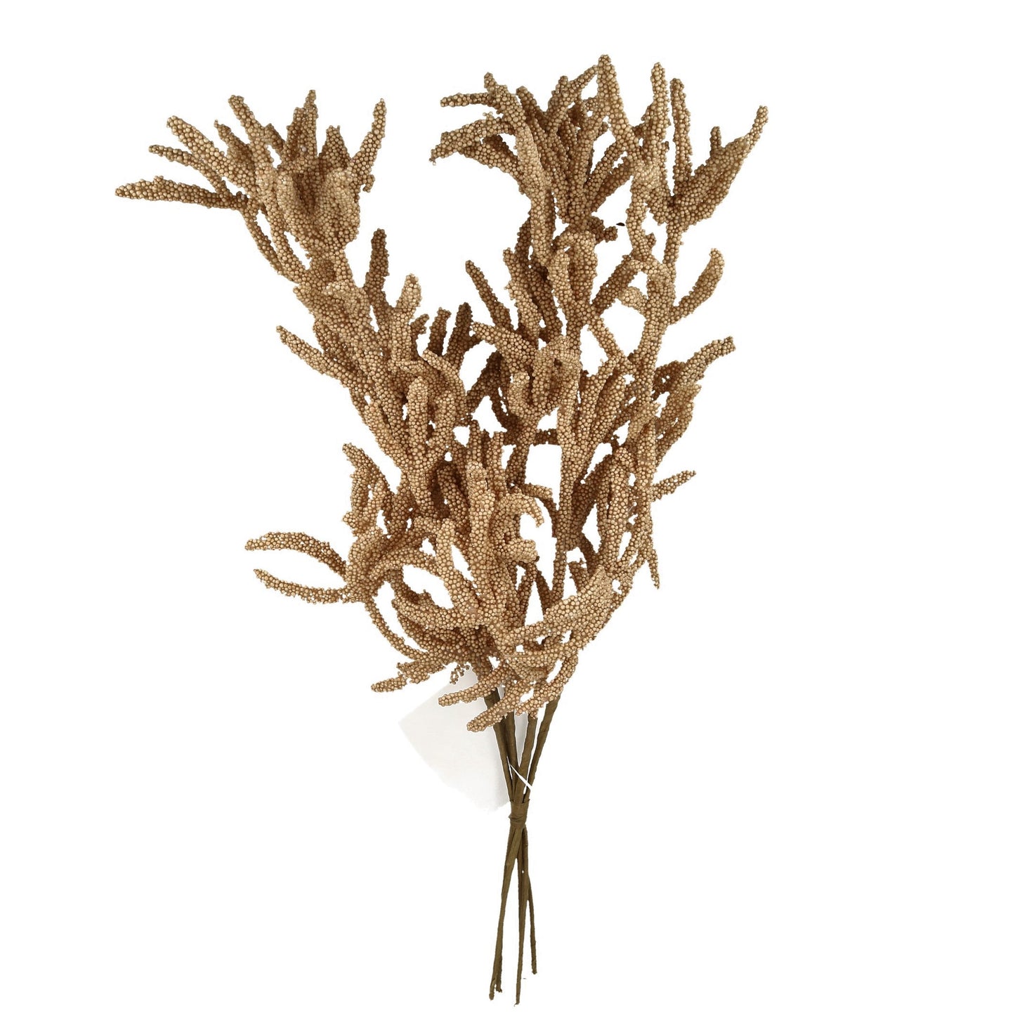 Zweig Äste mit Beeren creme 42 cm