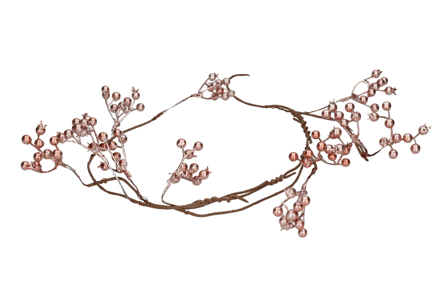 Girlande Beeren rose-gold 80 cm