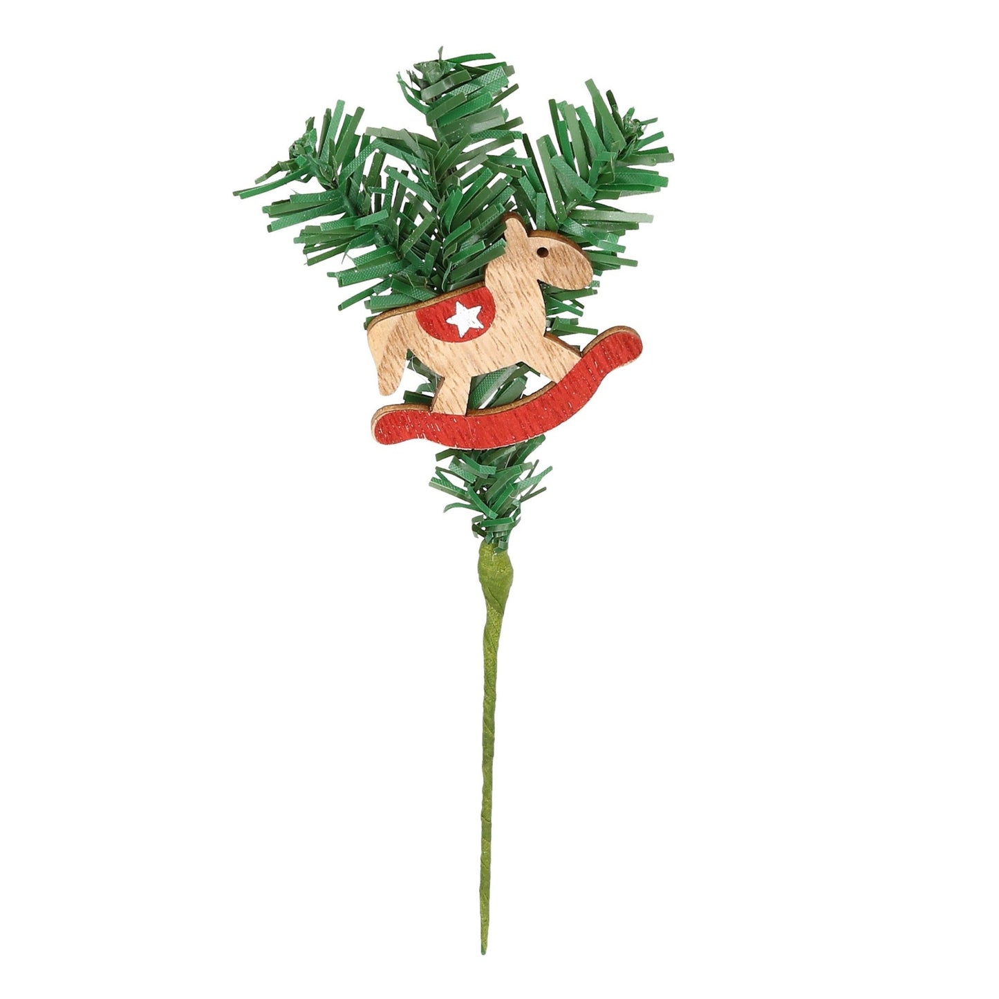 Pick Tannen mit Schaukelpferd 16 cm