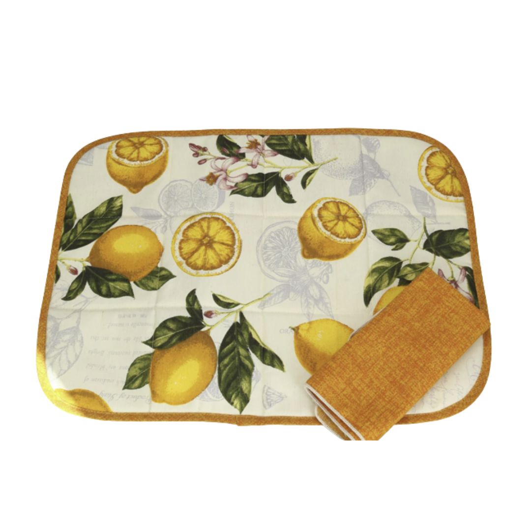 Untersetzer Zitrone mit Serviette 38x50 cm