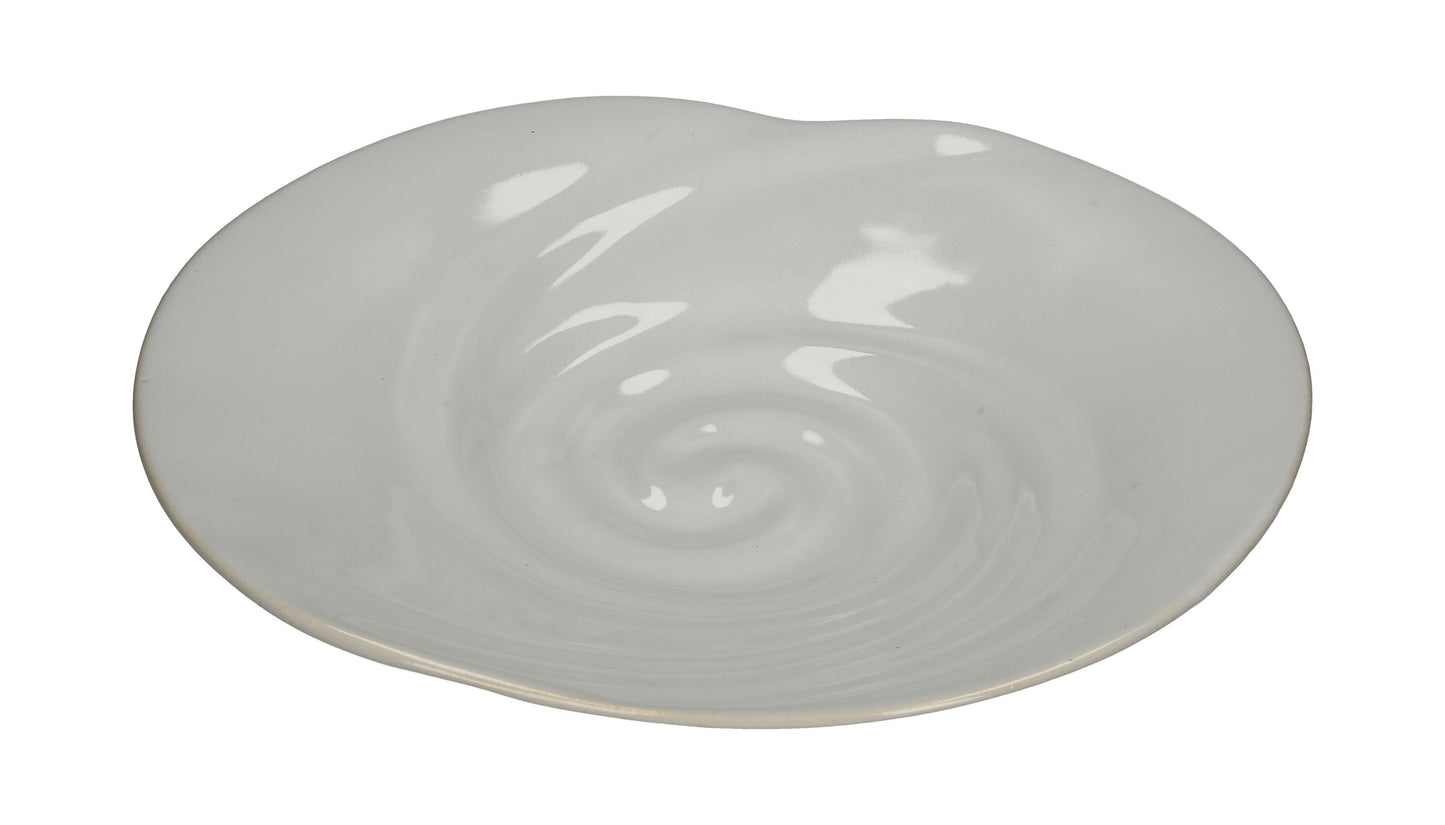 Keramik Schale UFO weiß 30 cm