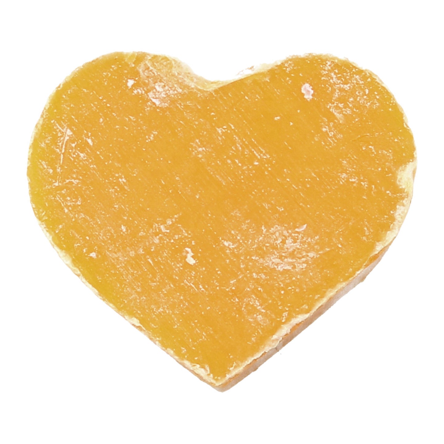 kleine Seife in Herz Form, orange