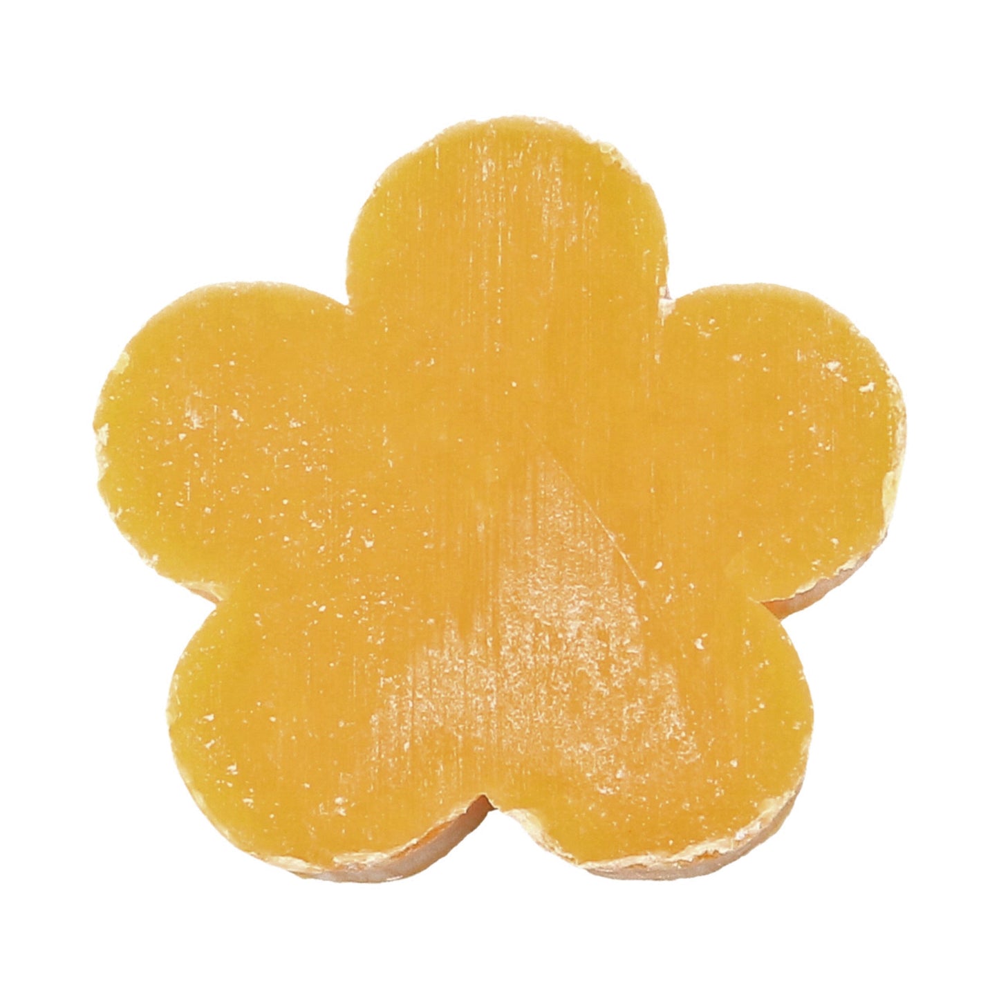 kleine Seife in Blumen Form, orange